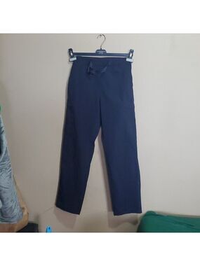Navy Blue belted athletic pants size small